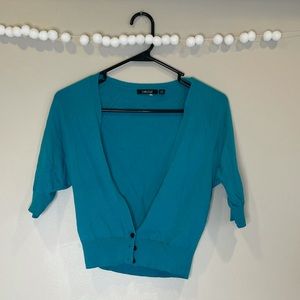 Carlisle cardigan women’s size extra small Xs blue spring